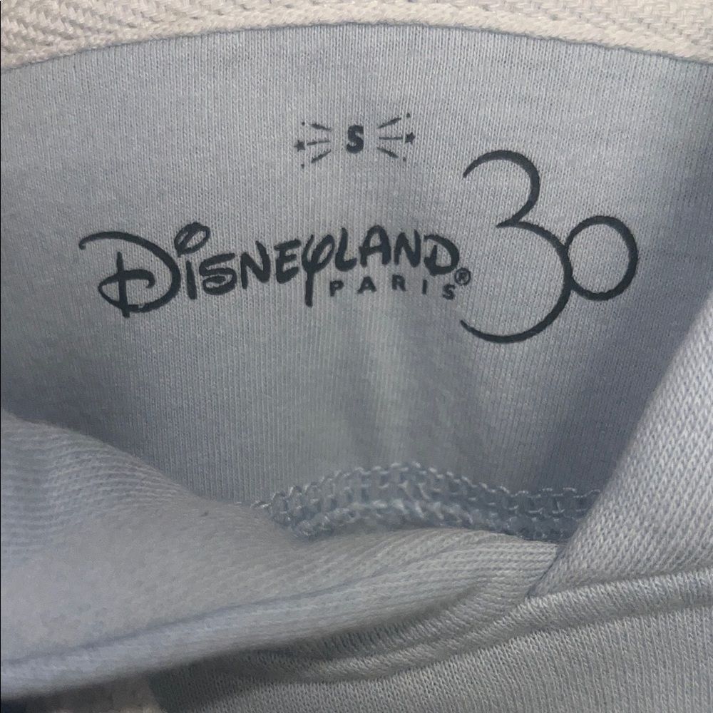 Disneyland Paris Size Small Sky Blue Mickey Mouse Hoodie embroidery #disney 90’s - Picture 6 of 9
